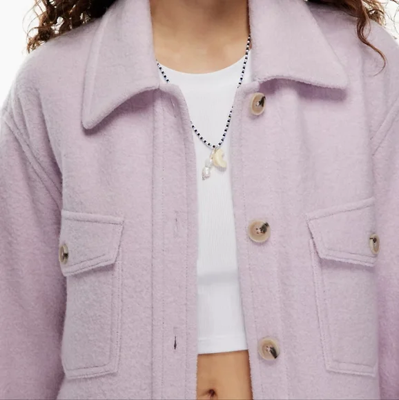 SOLD*** Wilfred Free Ganna Shirt Jacket - Ghost - XS - Picture 2 of 7